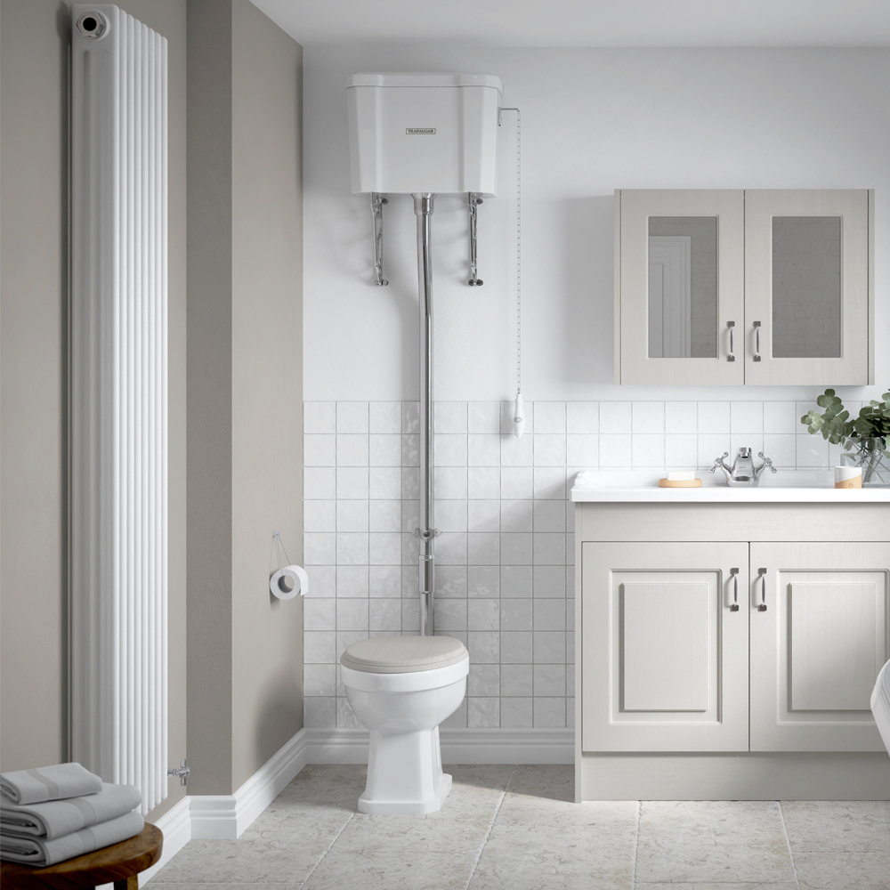 Trafalgar High Level Toilet (Chrome) Excludes Seat 7 Trafalgar High Level Toilet (Chrome) Excludes Seat - Image 5