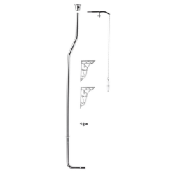Trafalgar High Level Toilet (Chrome) Excludes Seat 15 Trafalgar High Level Toilet (Chrome) Excludes Seat -Victorian Plumbing Shop thlt1 d2