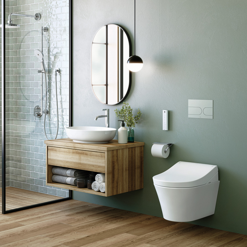 Toto Washlet RG Rimless Wall Hung Shower Toilet & Remote Control 3 Toto Washlet RG Rimless Wall Hung Shower Toilet & Remote Control