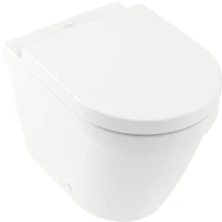 Villeroy And Boch Architectura Rimless Back To Wall Toilet + Seat -Victorian Plumbing Shop vbaabtwss d2