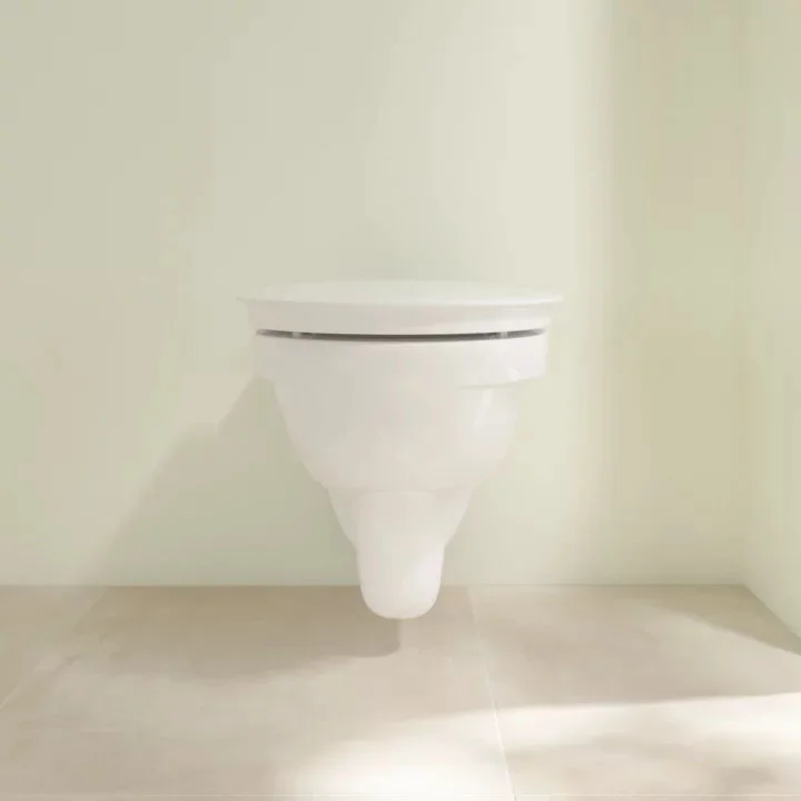 Villeroy And Boch ViCare Rimless Wall Hung Toilet + Soft Close Seat 2 Villeroy And Boch ViCare Rimless Wall Hung Toilet + Soft Close Seat