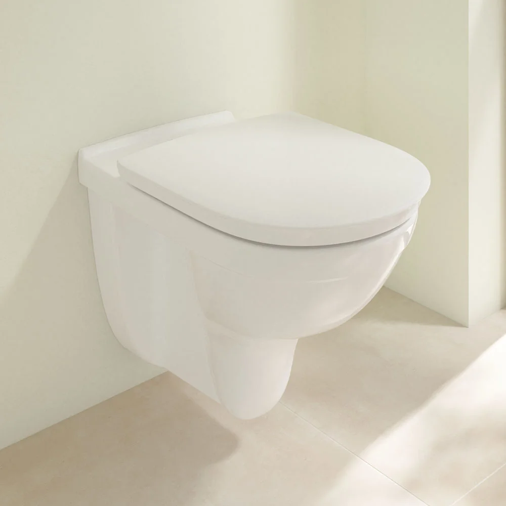 Villeroy And Boch ViCare Rimless Wall Hung Toilet + Soft Close Seat 5 Villeroy And Boch ViCare Rimless Wall Hung Toilet + Soft Close Seat - Image 4
