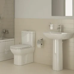VitrA S20 Model 4 Piece Suite Closed Back CC Toilet & 60cm Basin -Victorian Plumbing Shop vitcb4sui602thlrg