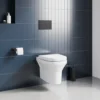 Crosswater MyHome Wall Hung Toilet Set – Matt Black Flush Plate