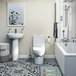 Orchard Adur Close Coupled Toilet With Soft Close Seat -Victorian Plumbing Shop zcc03 l3